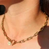 Steel Me Gold Harper Necklace