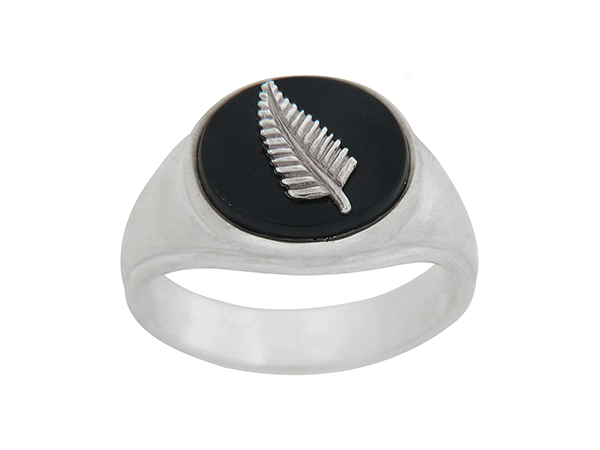 Sterling Silver Onyx signet ring