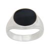 Sterling Silver Onyx signet ring